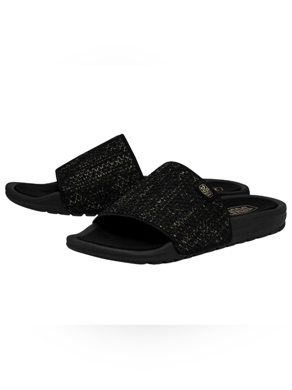 Hey Dude Women's Chandler Knit Black Slide Size: 9